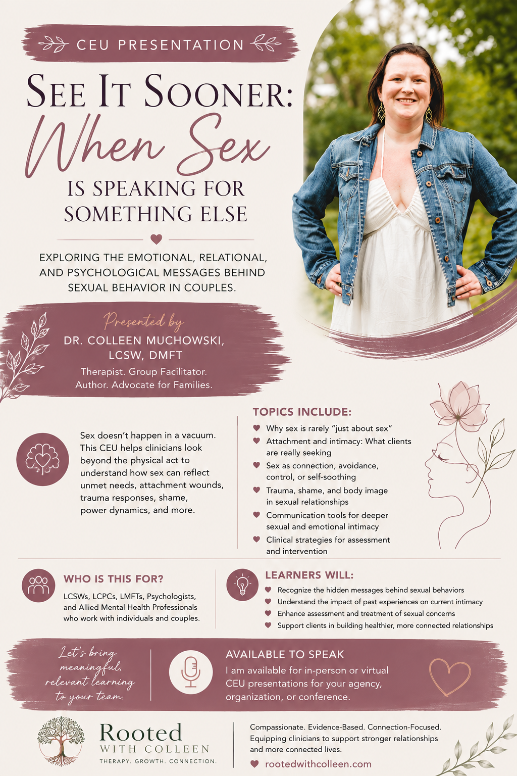See It Sooner: When Sex Is Speaking for Something Else